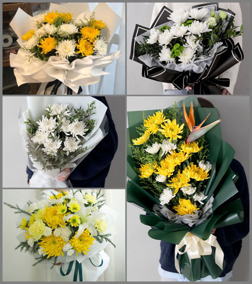 安徽池州市东至县香隅镇黄山村白事花束代送